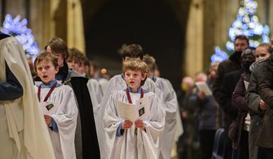 Carol services at Lincoln Cathedral