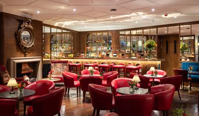The bar and lounge at the White Hart Hotel in Lincoln's historic Bailgate